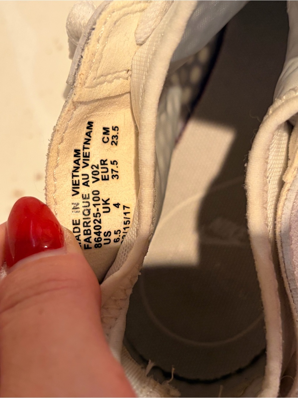 Nike White Mid-Top Sneaker with Air Sole - Picture 11 of 12